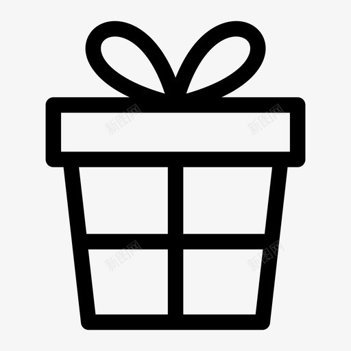 礼物圣诞礼物漂亮的礼物图标svg_新图网 https://ixintu.com 包装 圣诞礼物 漂亮的礼物 礼物