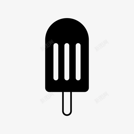 冰棒甜点冰淇淋图标svg_新图网 https://ixintu.com 冰棒 冰淇淋 夏天 棒棒糖 甜点