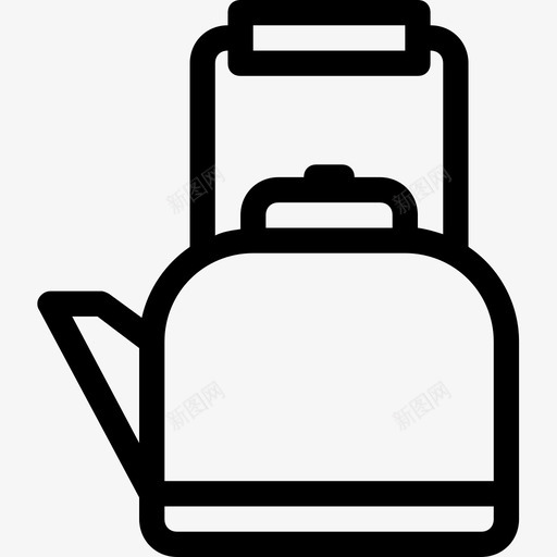 水壶煮沸厨房图标svg_新图网 https://ixintu.com 厨房 壶 水壶 煮沸 茶