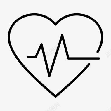 心跳营养师健康图标图标