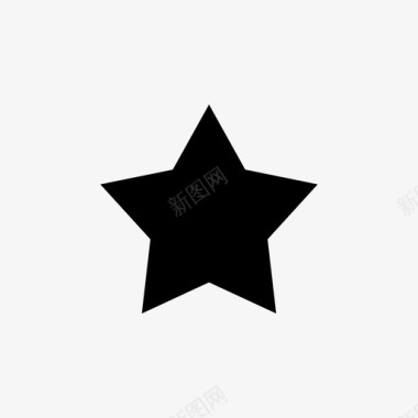 星星最爱用户界面图标图标