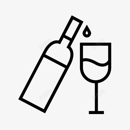 酒水图标svg_新图网 https://ixintu.com 酒水