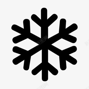 雪花雪冬天图标图标