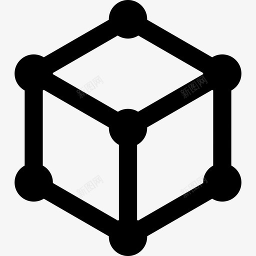 3D立方形状科学图标svg_新图网 https://ixintu.com 3D立方 形状 科学
