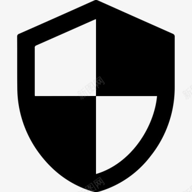 保安保安徽章保安盾牌图标图标