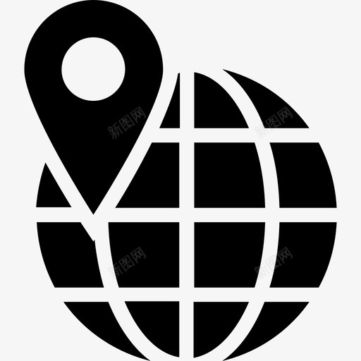 全球定位全球导航全球定位系统图标svg_新图网 https://ixintu.com 全球定位 全球定位系统 全球定位系统导航 全球导航 地图引脚 热空气浮标符号图标