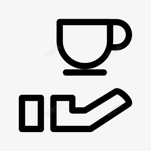 免费咖啡礼品高级服务ios优化图标svg_新图网 https://ixintu.com 免费咖啡 礼品 高级服务ios优化