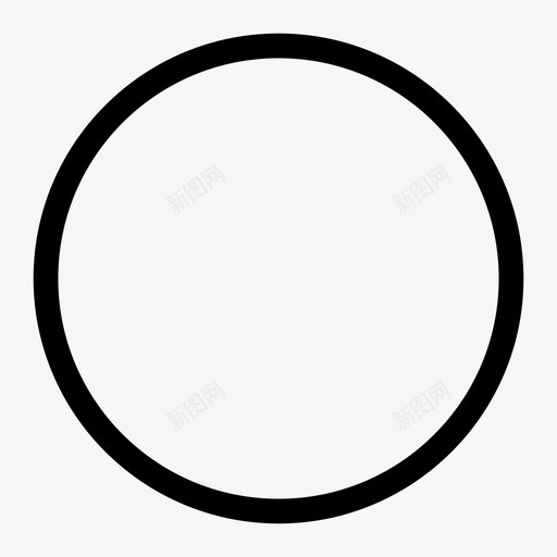 圆几何体形状图标svg_新图网 https://ixintu.com 几何体 圆 形状 简单圆