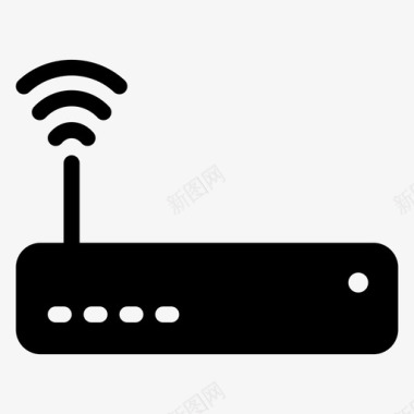 wifi路由器设备保护图标图标