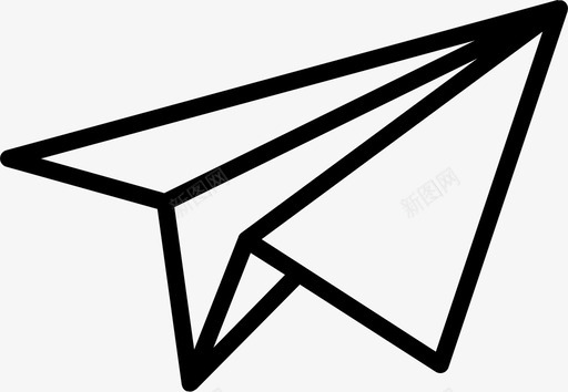 纸飞机联系人电子邮件图标svg_新图网 https://ixintu.com 发送 电子邮件 简历元素 纸飞机 联系人