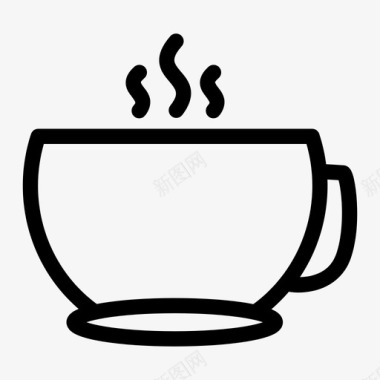 咖啡杯茶杯子图标图标