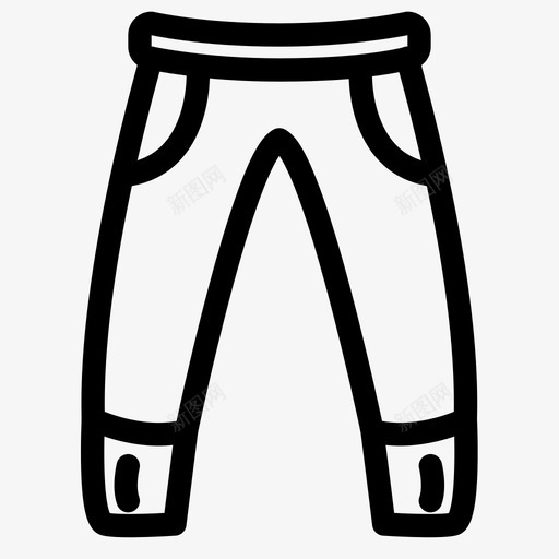 儿童裤服装鞋图标svg_新图网 https://ixintu.com 儿童裤 服装鞋