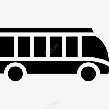 汽车巴士长途汽车地铁图标图标
