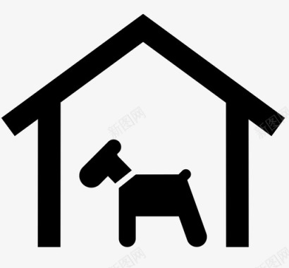 狗窝动物宠物图标图标