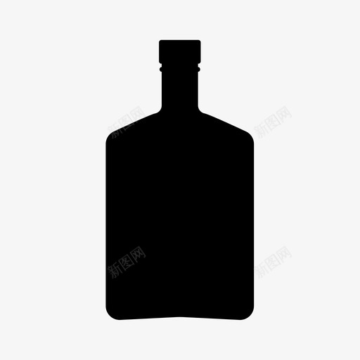 瓶威士忌瓶装威士忌酒图标svg_新图网 https://ixintu.com 瓶威士忌 瓶装威士忌 酒 酒瓶船杯 饮料