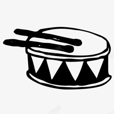 鼓鼓棍音乐图标图标