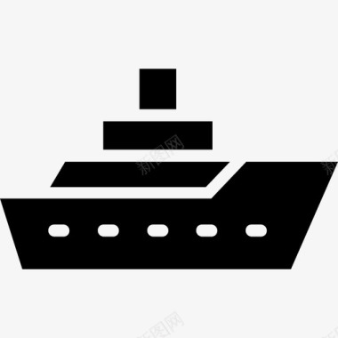 货船游船巡洋舰图标图标