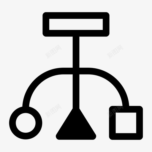 站点地图图表流程图图标svg_新图网 https://ixintu.com 图表 工作流 流程图 站点地图