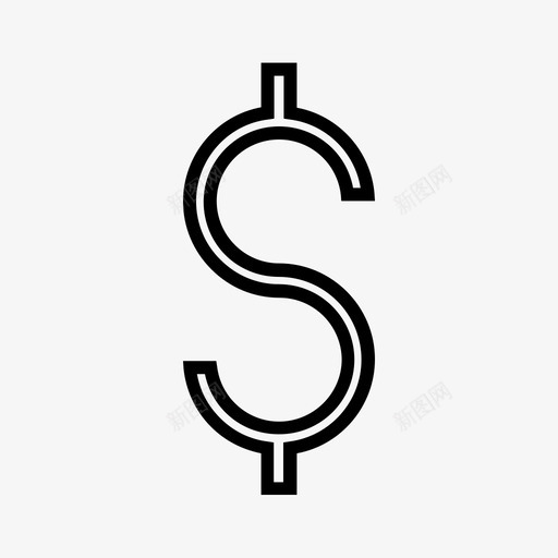 美元货币货币价值图标svg_新图网 https://ixintu.com 付款 在线学习 支付费用 美元 货币 货币价值
