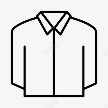 衬衫服装商务图标图标