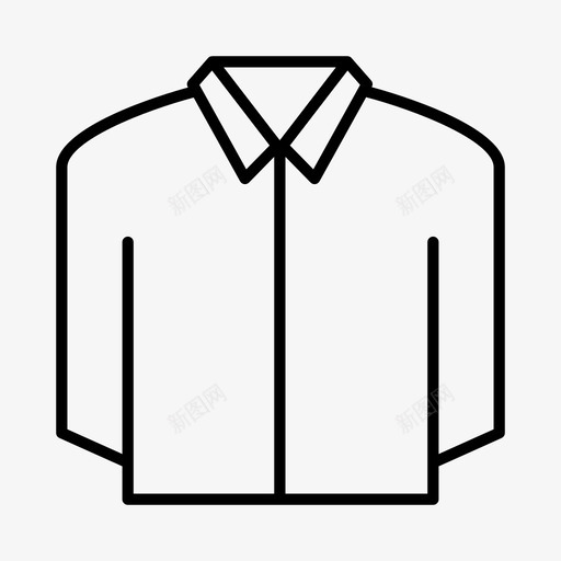 衬衫服装商务图标svg_新图网 https://ixintu.com 商务 套装 服装 正式 衬衫