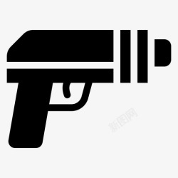 警察健身枪警察保安图标高清图片