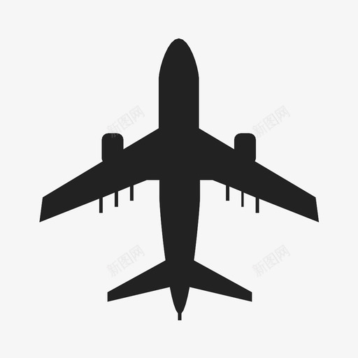 飞机机场着陆图标svg_新图网 https://ixintu.com 乘客 机场 着陆 飞机 飞行员