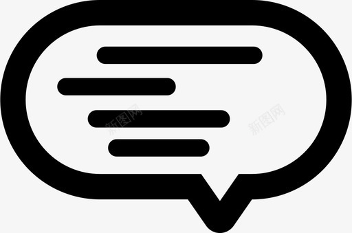 留言语音泡泡电脑图标图标
