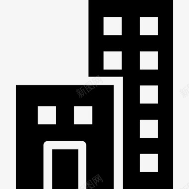 住宅建筑建筑外部图标图标
