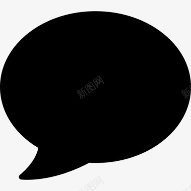 黑色语音泡泡社交windowsphone用户界面图标图标