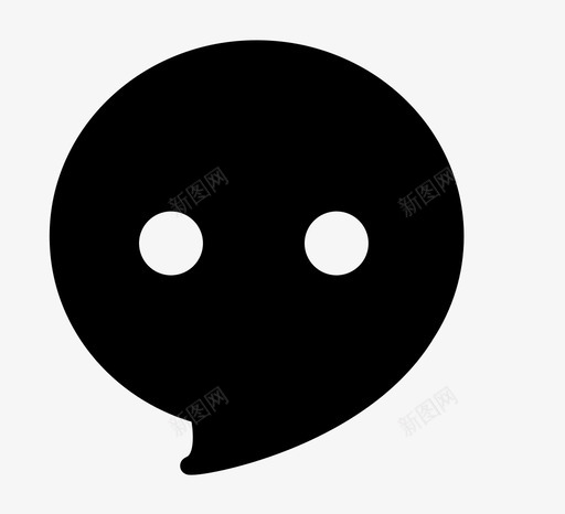 评论-填充svg_新图网 https://ixintu.com 评论-填充