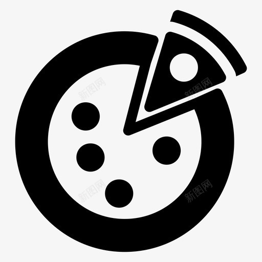 披萨厨师烹饪图标svg_新图网 https://ixintu.com 切片 厨师 披萨 烹饪 酒店 食品和饮料字形图标
