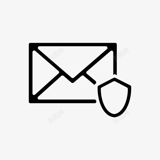 保护邮件接口安全图标svg_新图网 https://ixintu.com 保护邮件 安全 接口 邮件接口集