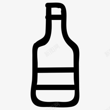 采购产品瓶子酒精饮料图标图标