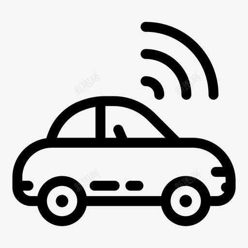 汽车警报汽车安全图标svg_新图网 https://ixintu.com 安全 汽车 汽车警报 车辆 运输