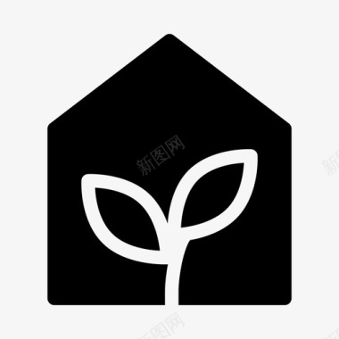 独立住宅建筑生态ios优化图标图标