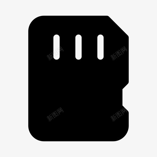存储卡媒体硬件ios优化图标svg_新图网 https://ixintu.com 媒体硬件ios优化 存储卡