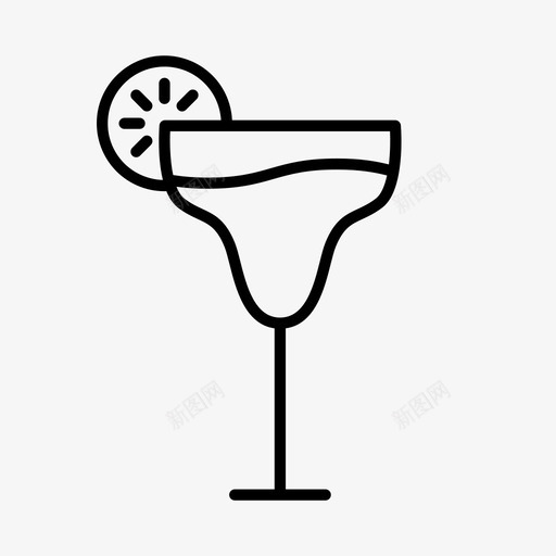 饮料酒保鸡尾酒图标svg_新图网 https://ixintu.com 新年夜 玻璃杯 酒保 饮料 鸡尾酒 鸡尾酒酒吧