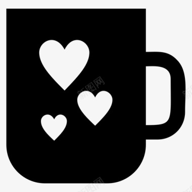 爱咖啡饮料食物图标图标
