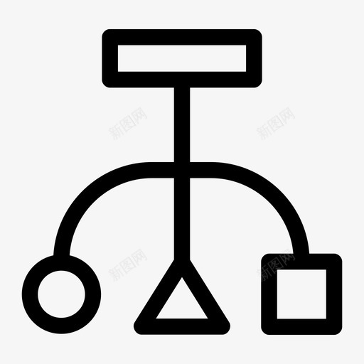 站点地图图表流程图图标svg_新图网 https://ixintu.com 图表 工作流 流程图 站点地图 结构