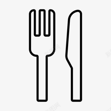 餐具餐食叉子图标图标