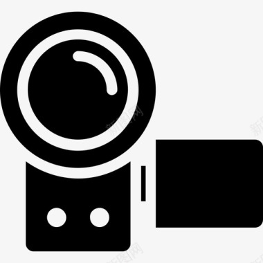 摄像机手持摄像头摄影设备图标图标