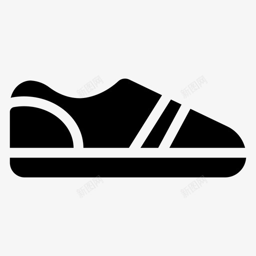 鞋靴子鞋类图标svg_新图网 https://ixintu.com 运动 运动健身glphs图标 运动鞋 靴子 鞋 鞋类