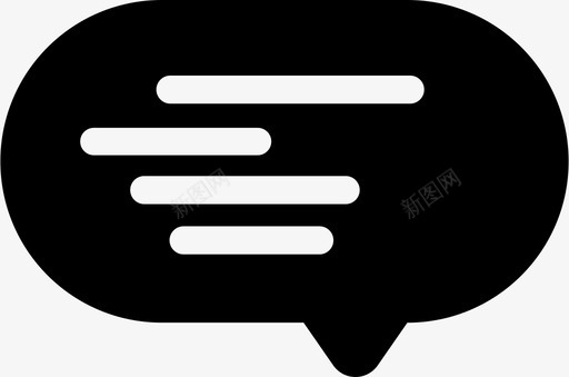 留言语音泡泡电脑图标图标