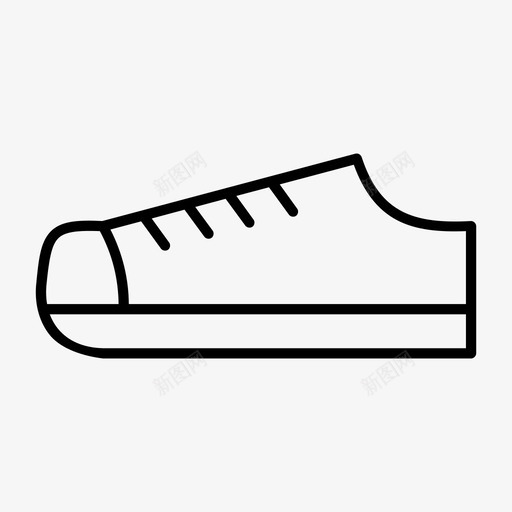 鞋脚运动鞋图标svg_新图网 https://ixintu.com 穿 脚 运动鞋 鞋