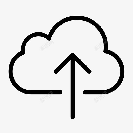 cloud to upload-云上传svg_新图网 https://ixintu.com cloud to upload-云上传