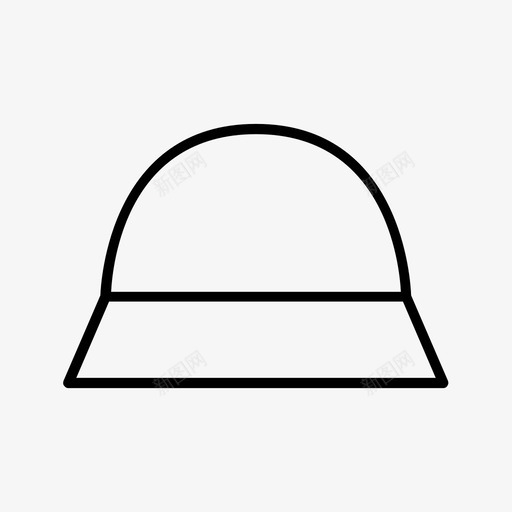 帽子太阳帽衣服图标svg_新图网 https://ixintu.com 太阳帽 帽子 衣服