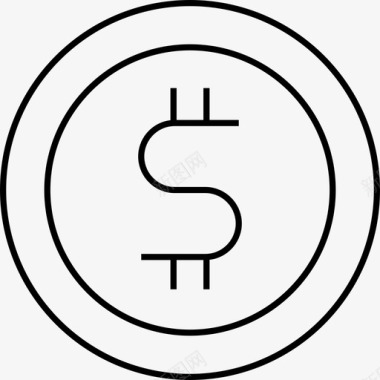 美元硬币货币金融图标图标