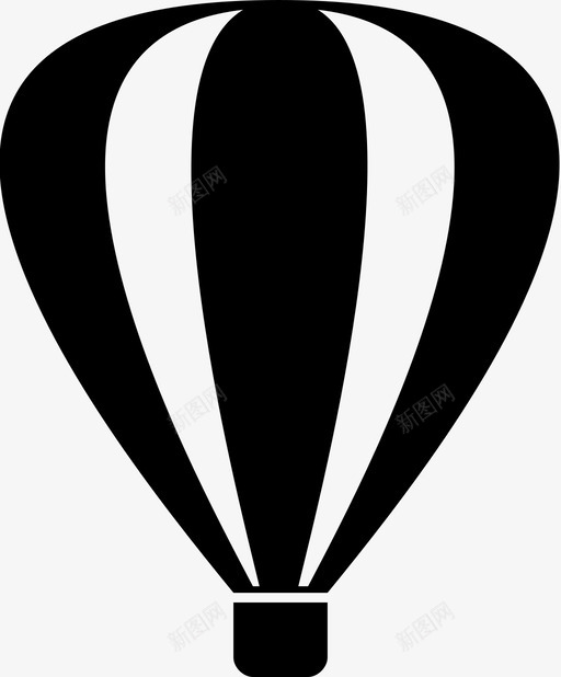 热气球气球空中旅行图标svg_新图网 https://ixintu.com 气球 热气球 空中旅行