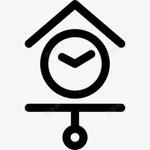 时钟定时器挂钟图标svg_新图网 https://ixintu.com 定时器 挂钟 时钟 时钟2
